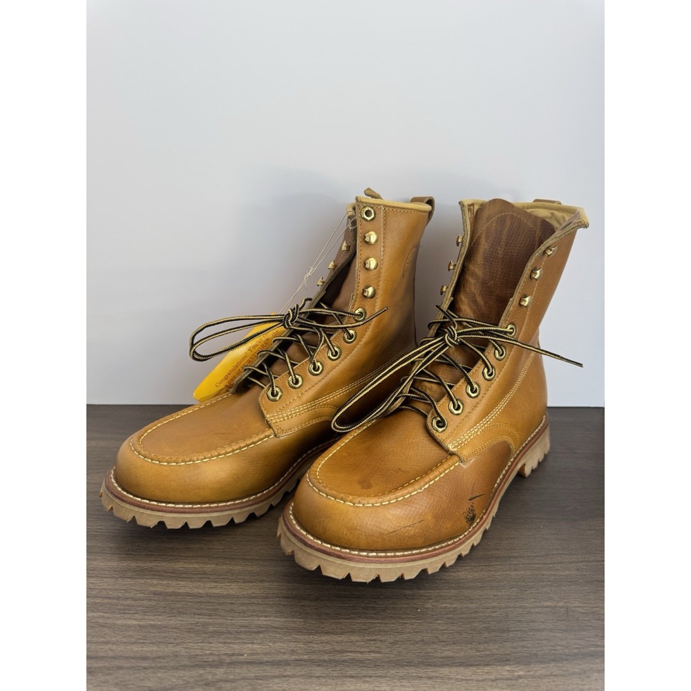 Herman Survivor Men's Work Leather HARD TOE Boots‎ Size 9.5